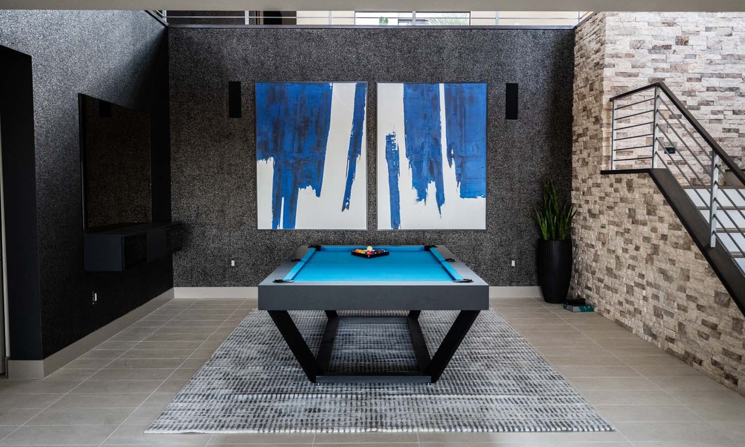 Josh ai technology in bedroom on the wall